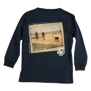 Southern Marsh Navy Blue Long Sleeve Tee Size M